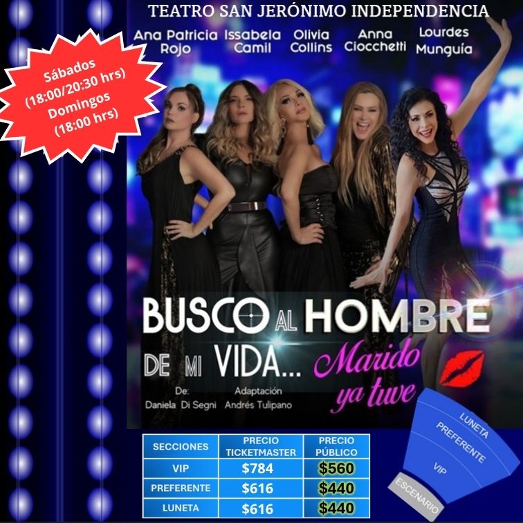 Busco al hombre de mi vida… Marido ya tuve