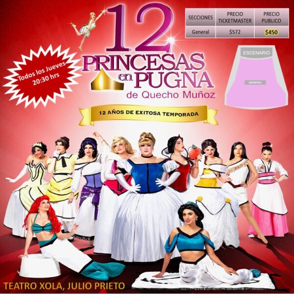 12 Princesas en Pugna