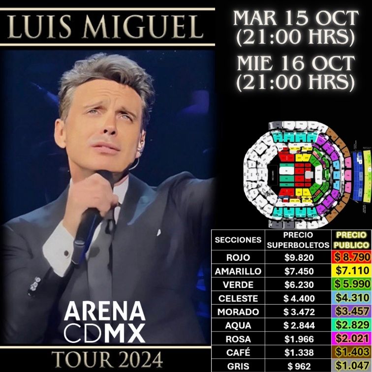 Luis Miguel: Tour 2024 – teatroyespectaculos.com