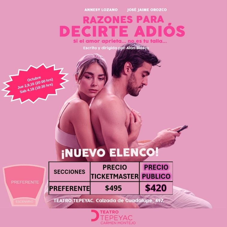 Razones para decirte adiós