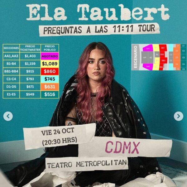 Ela Taubert Preguntas a las 11:11 Tour