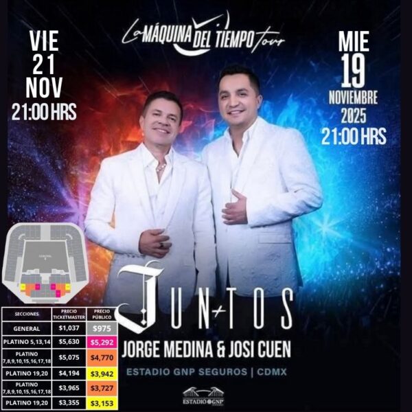 Juntos Jorge Medina & Josi Cuen