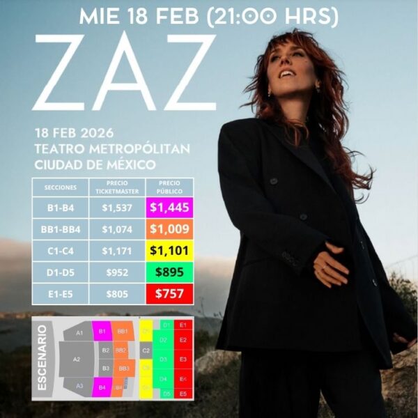 Zaz - Latin America Tour 2026